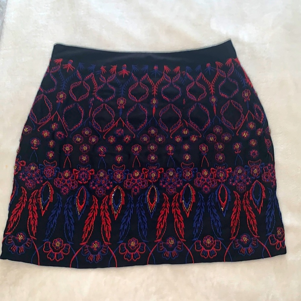 H&M Embroidered Skirt
